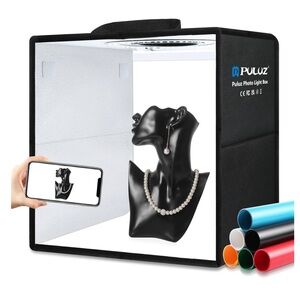 Puluz Black Foldable LED Ring Light Studio Box 12 x 12 inches